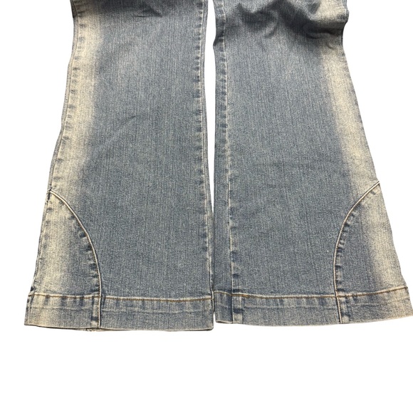 Crest Jeans Light Blue Wide Leg Denim Size 18 Y2K Retro Casual Style - Picture 6 of 8
